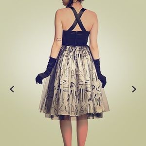 XL AHS Midnight Hour Tulle Murder DR pin-up dress